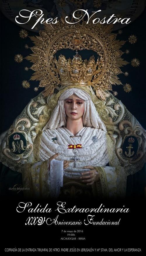 La Virgen del Amor y Esperanza de Berja saldrá en procesión extraordinaria el 7 de mayo