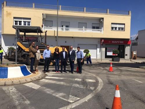 La Junta ejecuta obras de mejora en la travesía de La Mojonera por valor de 70.000 euros