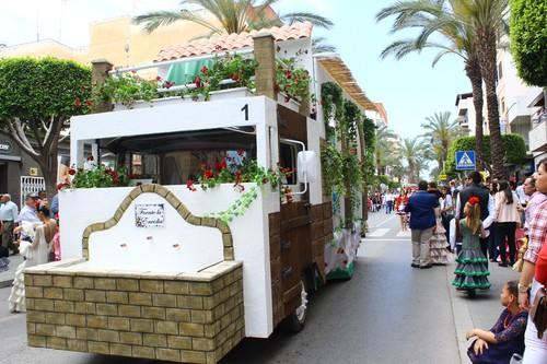 La carroza ‘El Balcón de Europa’ (Nº1), ganadora del Concurso de Carrozas de San Marcos 2016