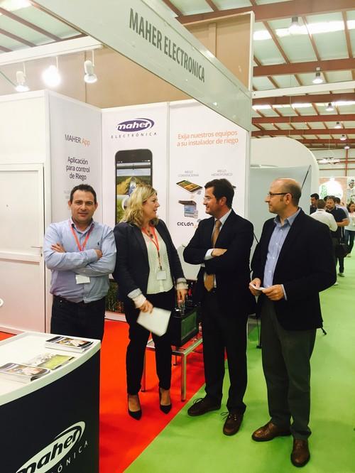 El alcalde de El Ejido visita Expolevante