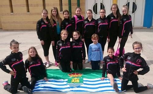 El Club Gimnasia Rítmica El Ejido triunfa en el Campeonato de Andalucía Base Individual