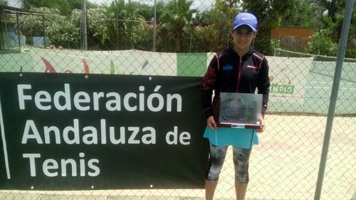 Silvia Vargas, campeona de Andalucía Infantil apenas una semana después de alzarse con el título en Cadete
