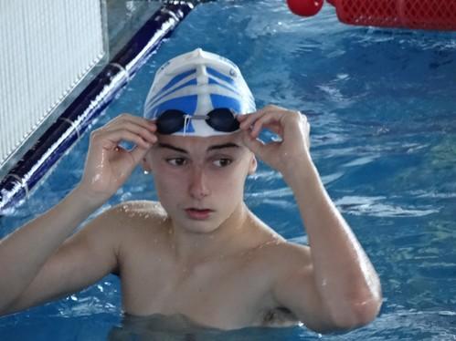 Manuel Martos, medalla de oro en 200 espalda en el Trofeo Internacional Villa de Mairena del Aljarafe