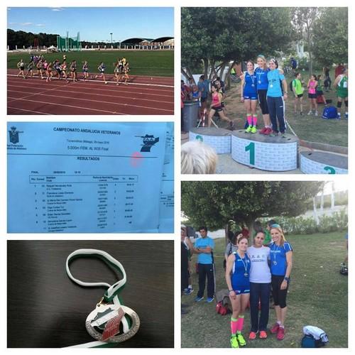Paqui López logra la medalla de plata en los 5.000 metros del Campeonato andaluz de veteranos