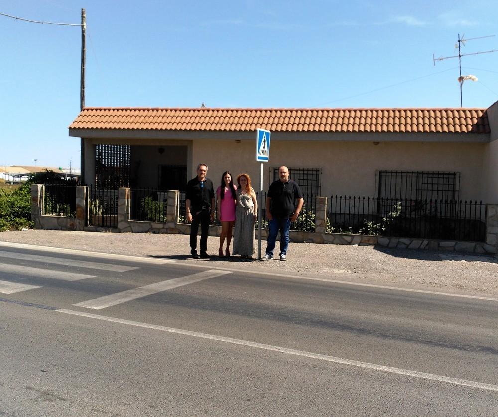 El PSOE de El Ejido pide que se mejore la seguridad vial en la AL-3303 a su paso por Venta Vieja