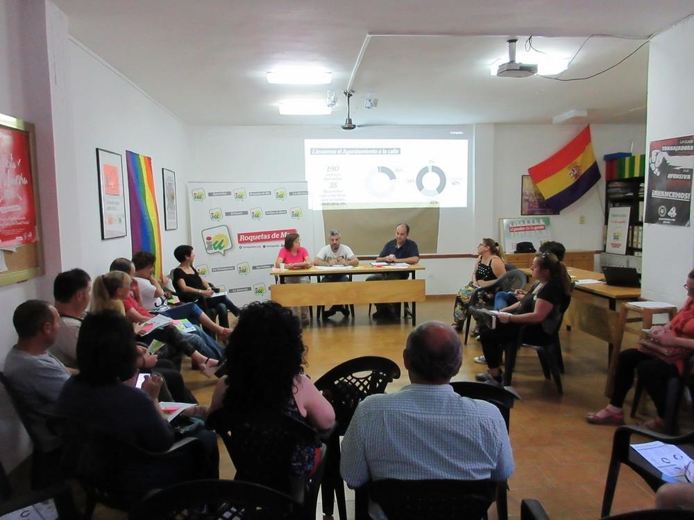 IU Roquetas realiza 820 iniciativas en el primer año de legislatura municipal
