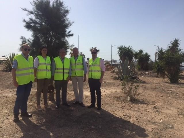 Este jueves finalizan las obras de mejora en la A-1051, de acceso a Vícar, que da continuidad a la variante de Roquetas