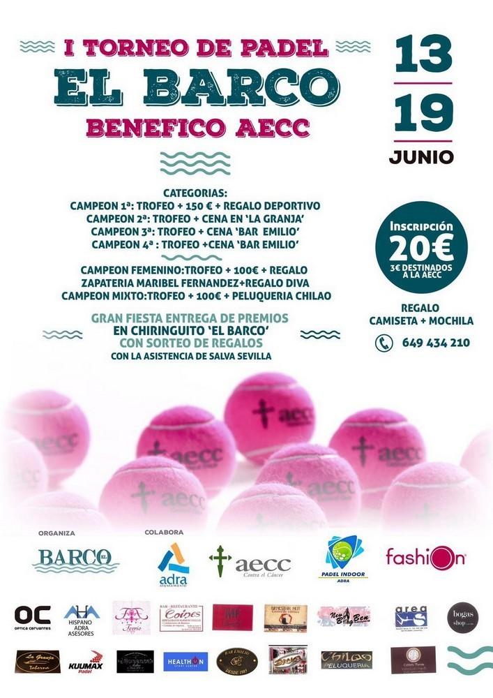 Comienza el I Torneo de Padel ‘El Barco’ en beneficio de la AECC