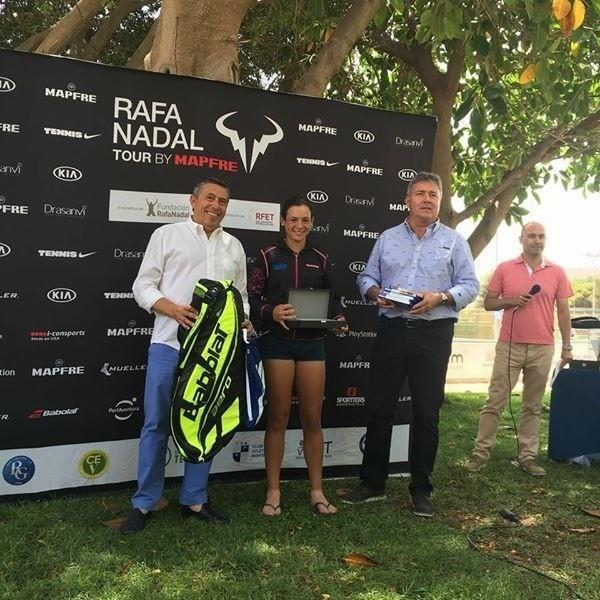Silvia Vargas, subcampeona del Rafa Nadal Tour