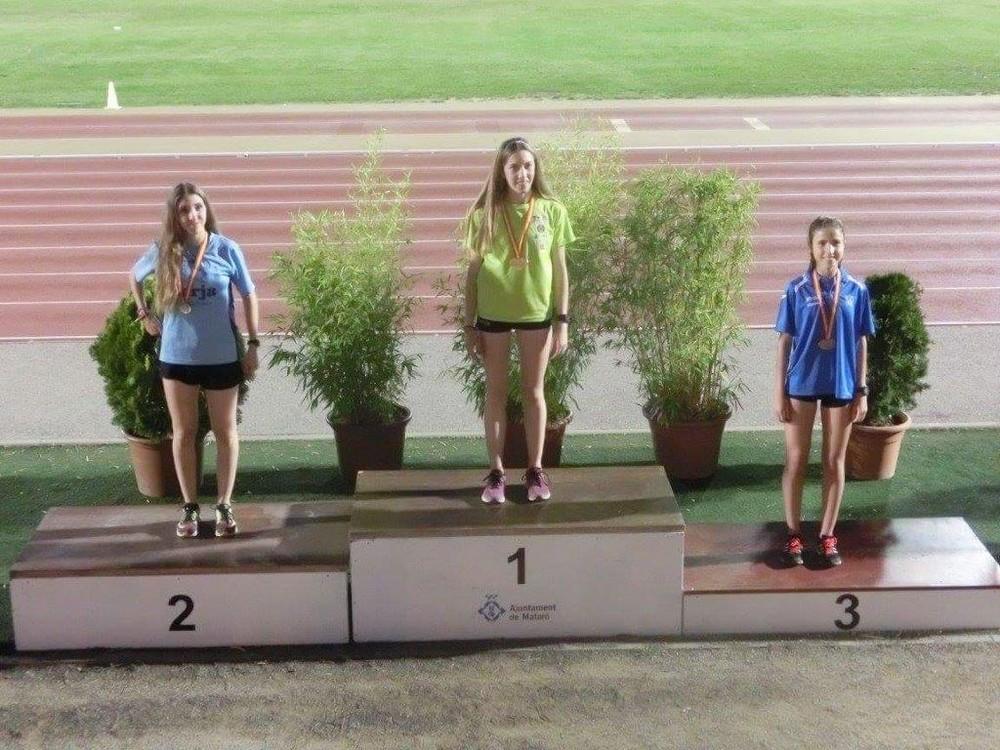 Raquel Moreno, subcampeona de España de los 2.000 metros obstáculos