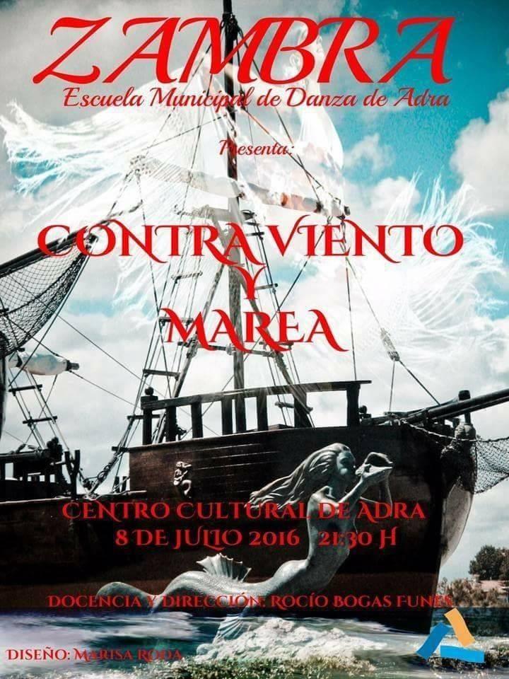Zambra presenta su nuevo espectáculo ‘Contra viento y marea’ en el Centro Cultural de Adra