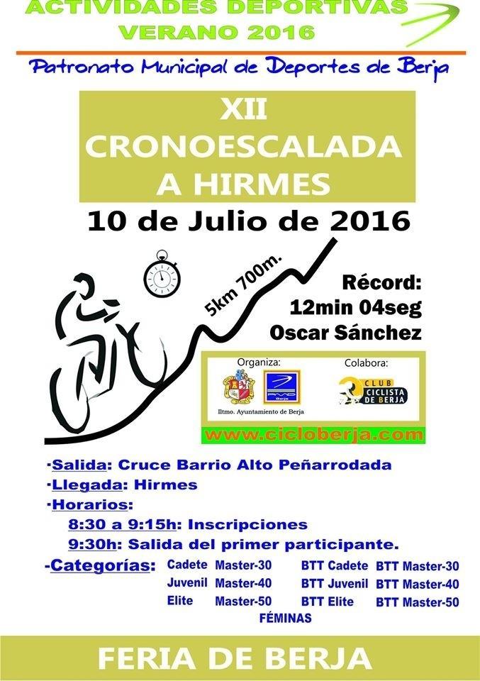 Este domingo llega la emoción de la XII Cronoescalada a Hirmes