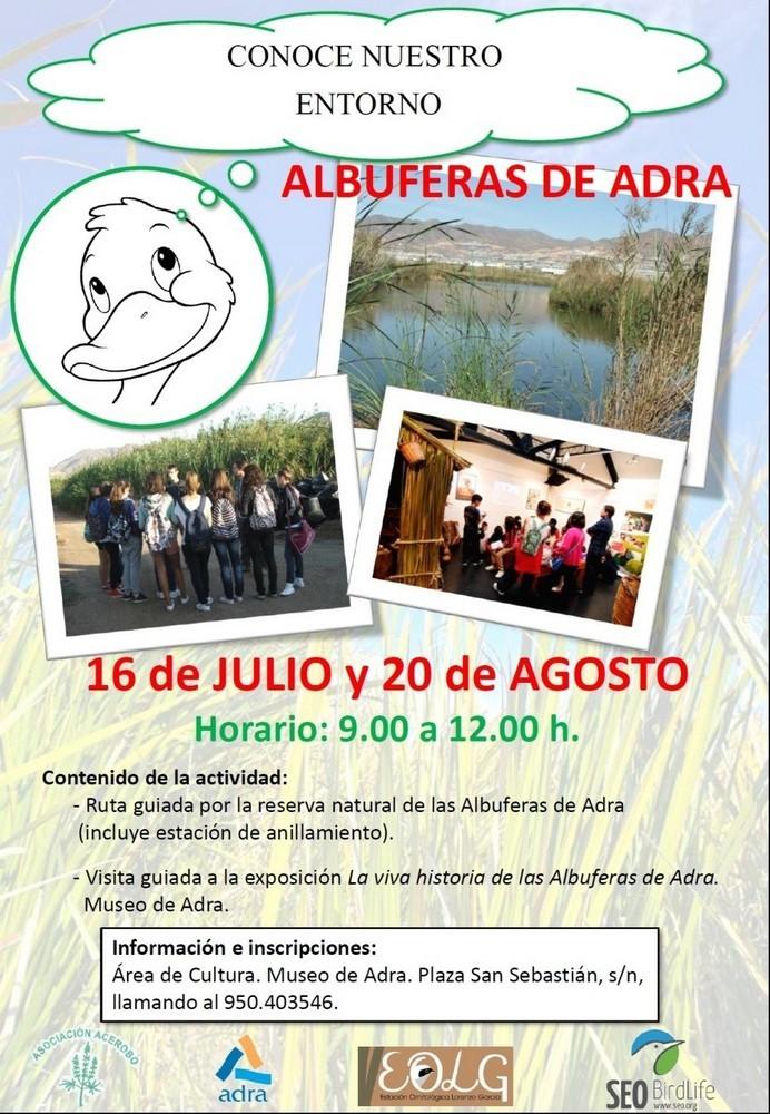 Adra invita a descubrir sus Albuferas en vacaciones