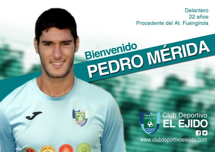 Pedro Mérida, nuevo jugador del CD El Ejido
