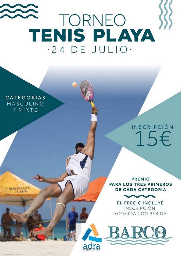 El II Torneo de Tenis Playa ‘El Barco’ se disputará el domingo en la Playa del Carboncillo