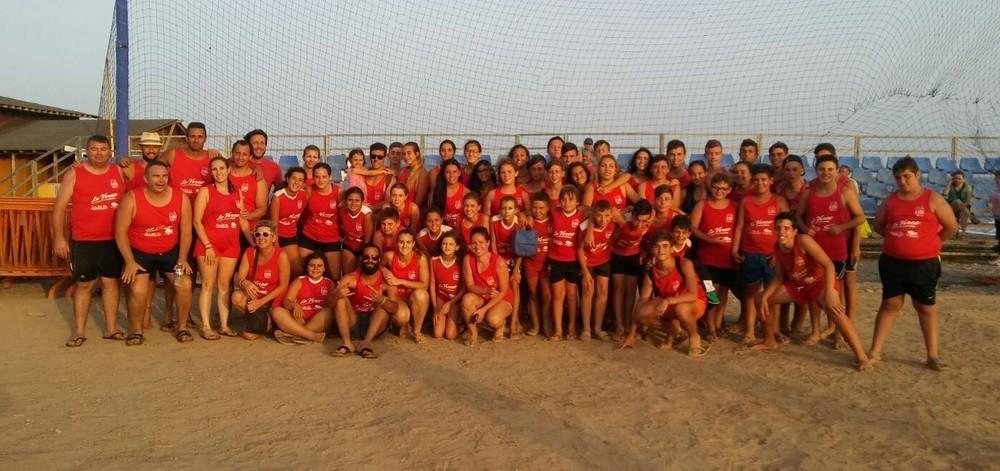 El torneo de voley-playa celebrado en Adra concluye con la participación de casi 80 jugadores