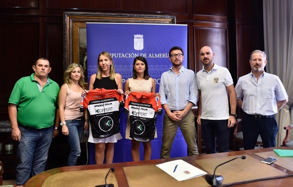 Diputación colabora con la II Marcha Ciclodeportiva Green Tour Koppert de El Ejido