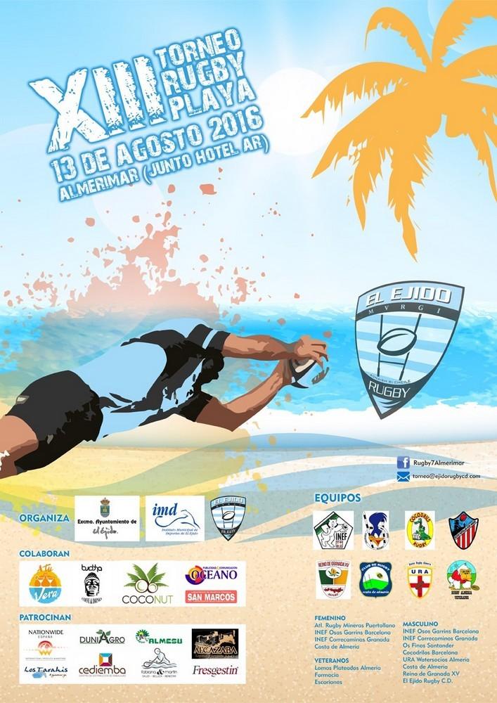 El Ejido Rugby CD anima a disfrutar el sábado del XIII Torneo de Rugy Seven en Almerimar