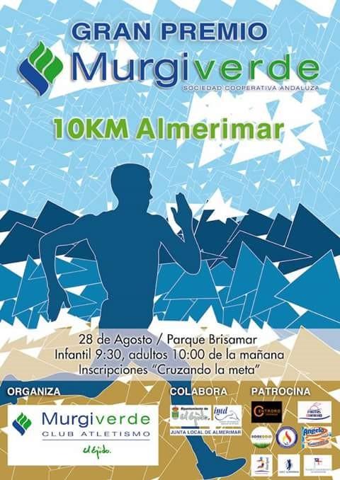 Almerimar acoge este domingo una nueva edición del ‘Gran Premio Murgiverde’, con 10 km de recorrido por la urbanización