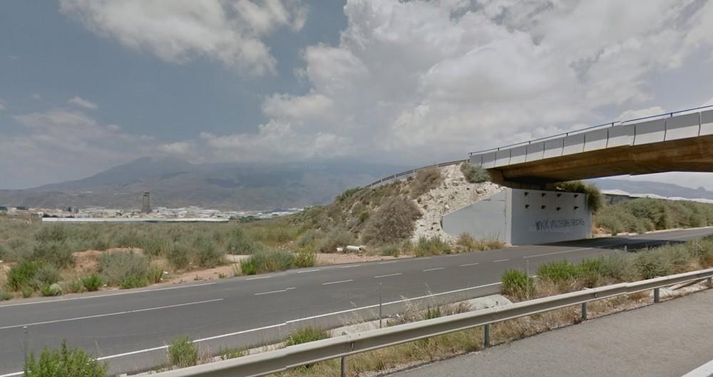 Cinco mujeres heridas al chocar su coche contra la valla protectora de la A-7 en El Ejido