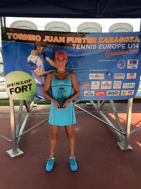 Silvia Vargas, campeona individual del torneo internacional Juan Fuster Zaragoza