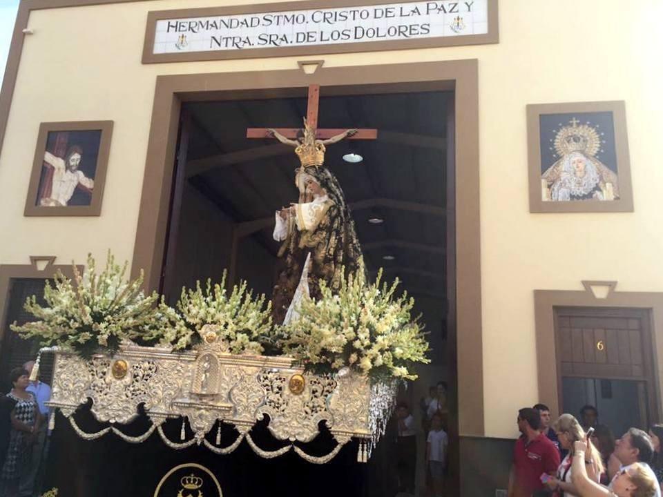 La Cofradía del Santísimo Cristo de la Paz y Señora de Los Dolores celebra su XXV aniversario con una procesión extraordinaria