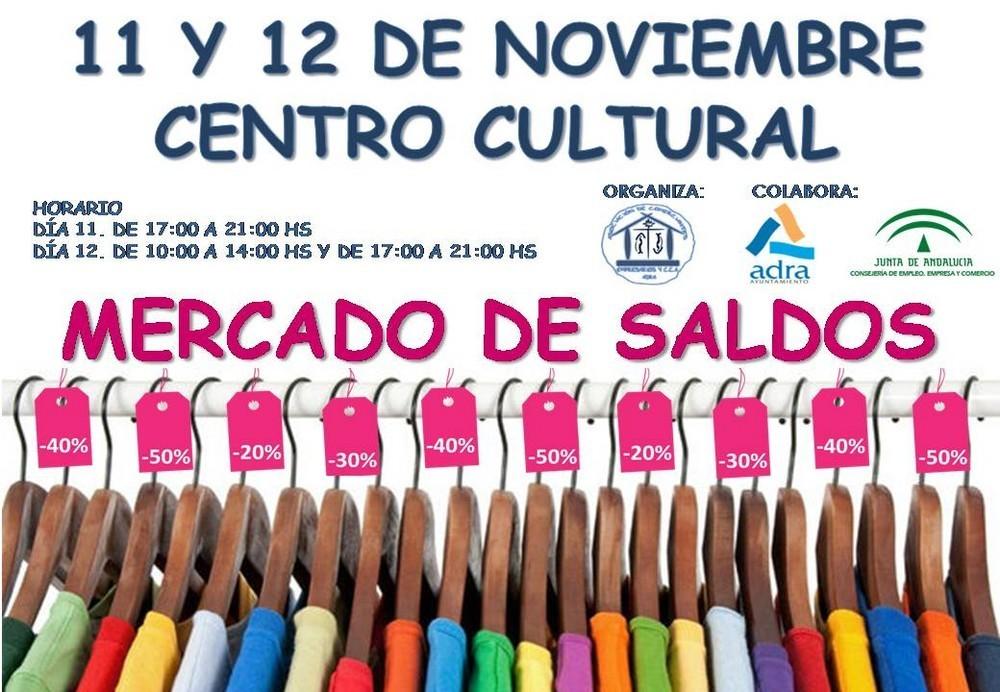 Nueva edición del ‘Mercado de Saldos’ el próximo fin de semana en el Centro Cultural