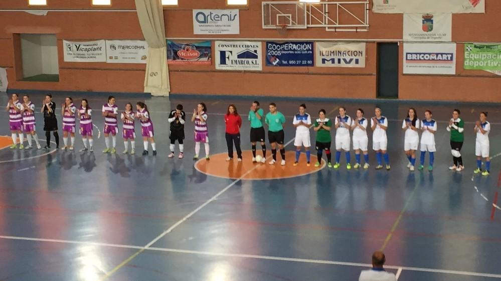 La ejidense Andrea Escobar da la victoria al CD Vícar femenino ante el Loja FS