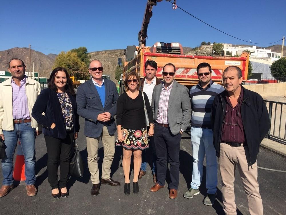 La Junta ilumina la A-347, a su paso por Berja, para garantizar la seguridad vial en el cruce con la A-358 y la A-1179