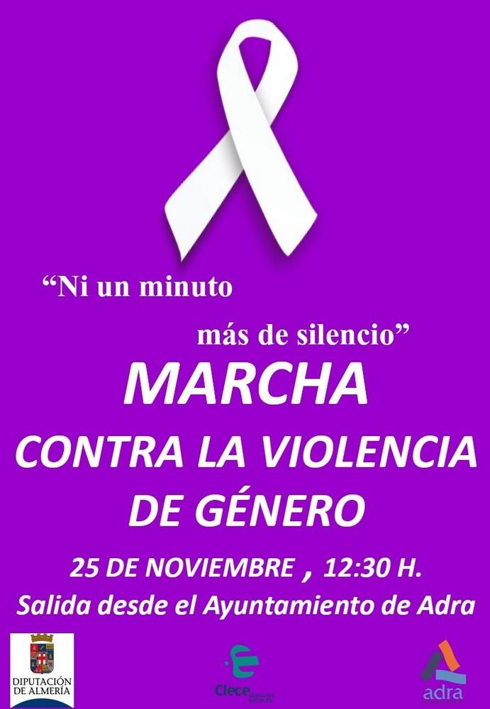 Adra se unirá al Día Internacional contra la Violencia de Género con una marcha a pie
