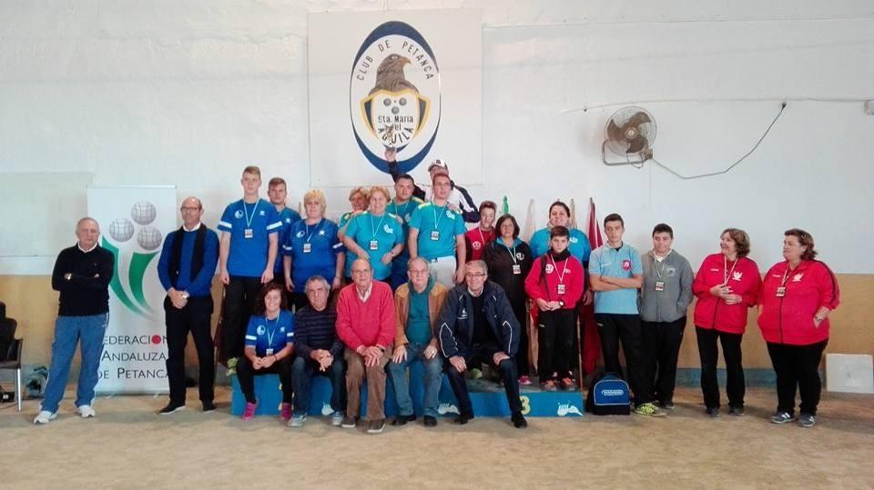 La Aldeílla acogió la Liga andaluza promocional femenina y juvenil de petanca