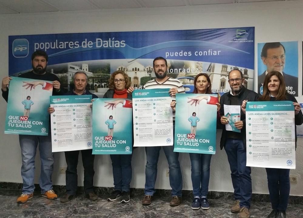  PP Dalías se moviliza en la campaña andaluza ‘Por una sanidad 10’