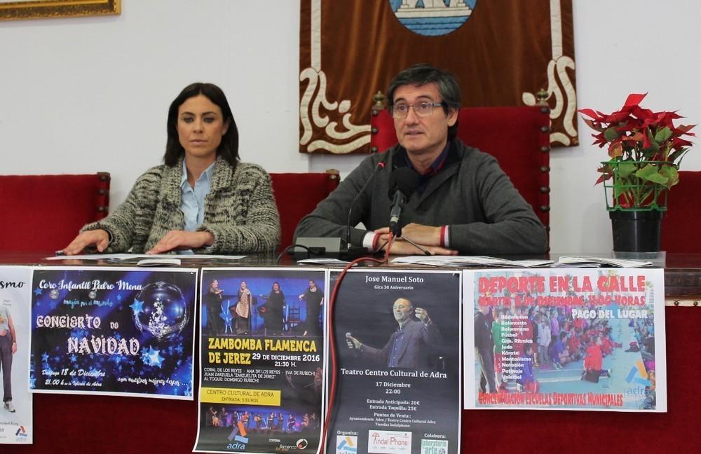 El Ayuntamiento impulsa medio centenar de actividades para disfrutar de la Navidad en Adra