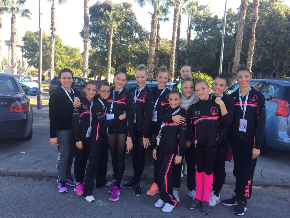 Rítmica El Ejido deja un gran sabor de boca en el Campeonato de España de Conjuntos Absoluto