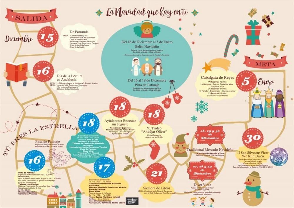 'La Navidad está en todas partes', lema de la amplia programación para estas fiestas en Vícar