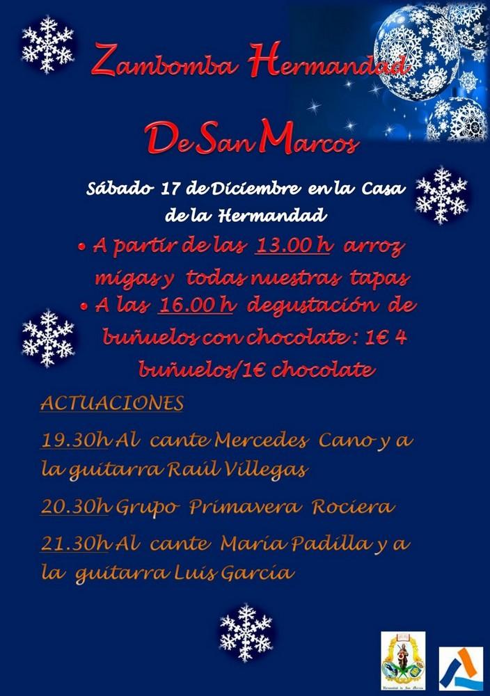 La Hermandad de San Marcos de Adra organiza una zambombada este sábado