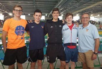 Manuel Martos, medalla de oro en 200 espalda en el Internacional de Castalia