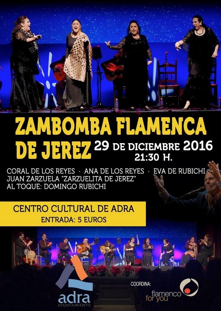 La Zambomba Flamenca de Jerez visitará Adra el próximo 29 de diciembre