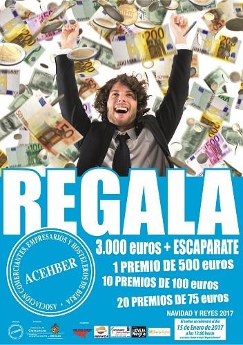 La asociación de comerciantes de Berja reparte este domingo 3.000€ en premios