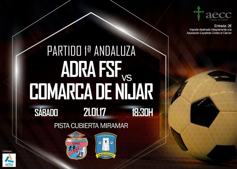 Fútbol sala femenino en Adra a favor de la Asociación Española Contra el Cáncer