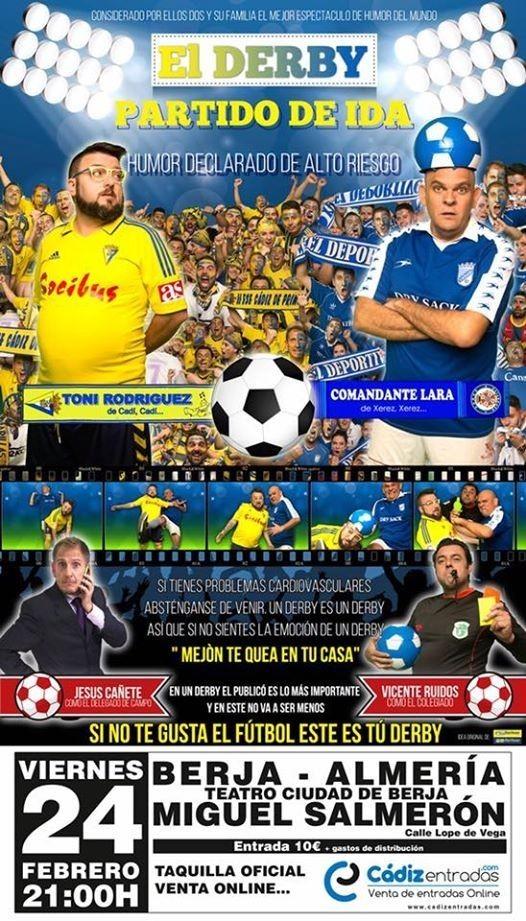 Tony Rodríguez y el Comandante Lara llevan a Berja su último espectáculo de humor