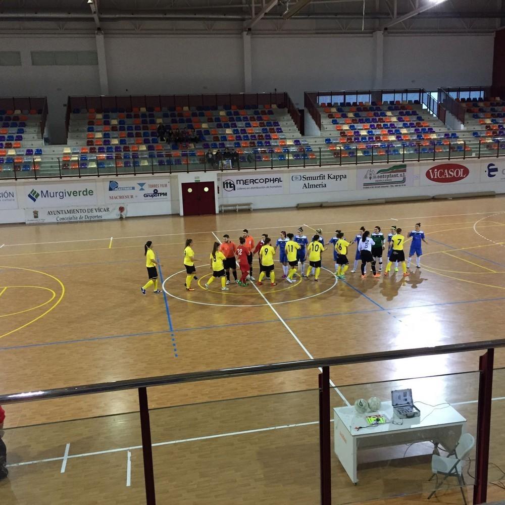 El CD Vícar FS femenino vence 5-1 al Monachil contra todo pronóstico y sube a la décima plaza