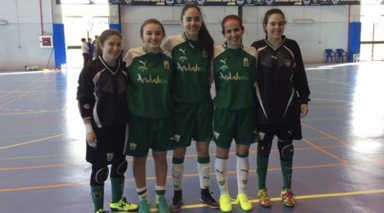Paula Escobar, Marina Enciso y Sandra Martín defenderán la camiseta andaluza en el Nacional sub 17 de fútbol sala