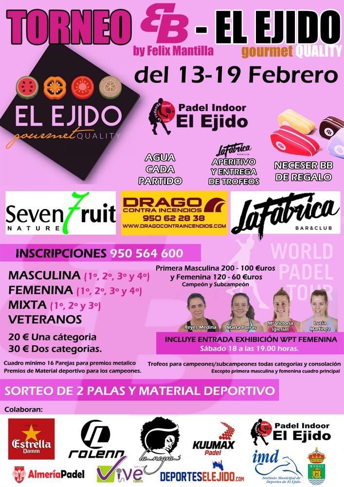 El Ejido acogerá del 13 al 19 de este mes la primera edición del 'Torneo BB by Félix Mantilla. El Ejido Gourmet Quality'