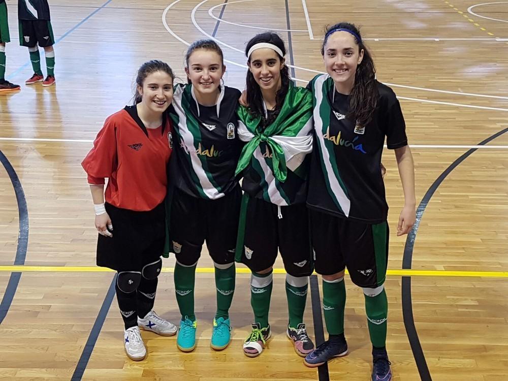 La Selección andaluza Sub-17 de fútbol sala femenino golea a Madrid y pasa a la semifinal