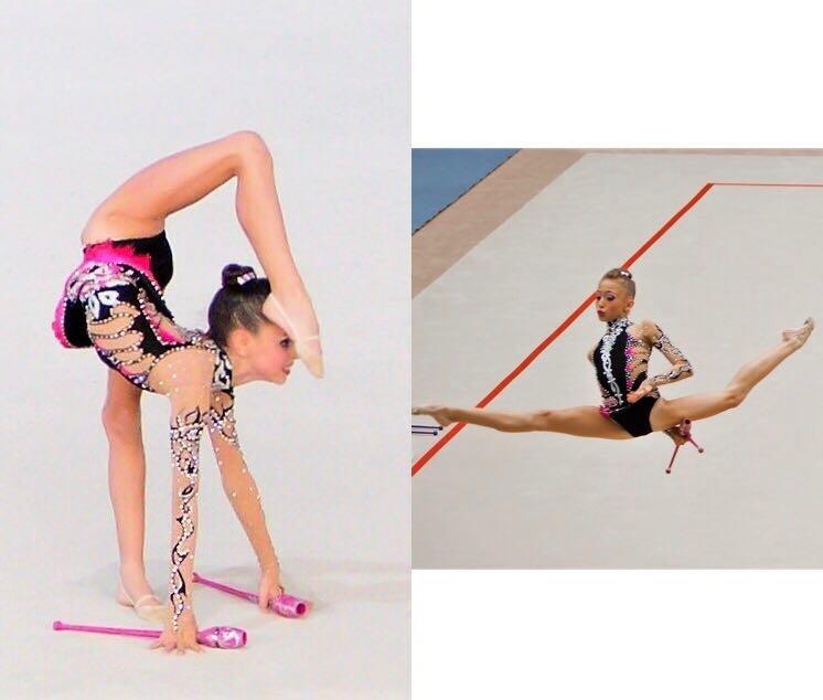María y Valeria del Club Gimnasia Rítmica El Ejido convocadas por la Federación Andaluza