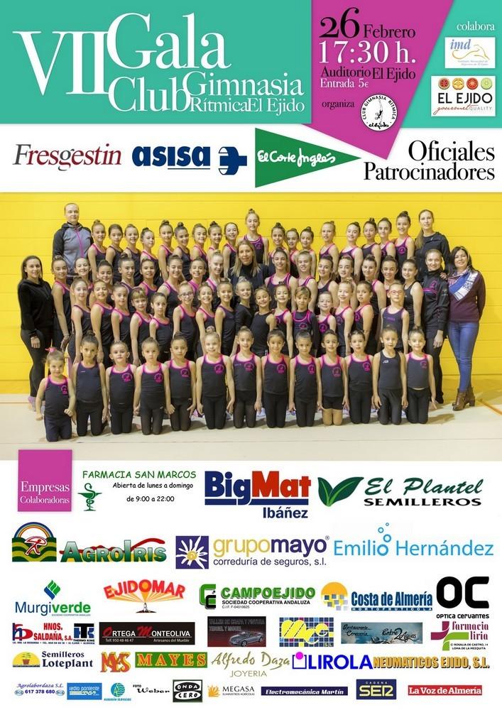 El Club Gimnasia Rítmica El Ejido celebra su VII gala este domingo en el Teatro Auditorio