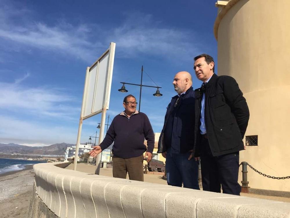 El PSOE de El Ejido pide al PP que solucione definitivamente la regresión de la costa en Balerma y Guardias Viejas