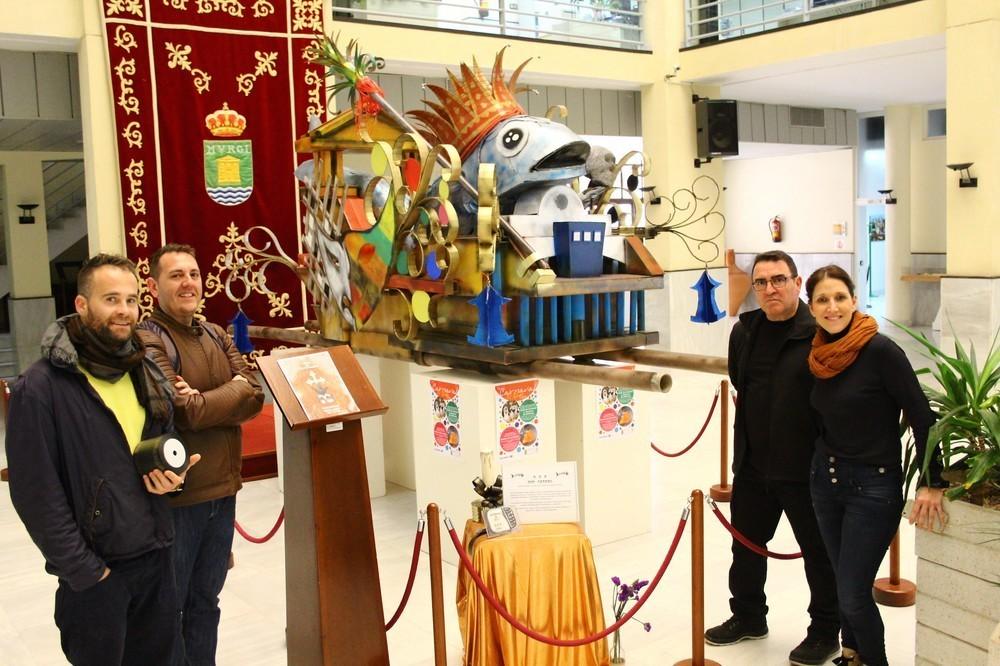 Los ejidenses ya pueden despedirse de la 'Sardina' antes de que sea quemada este domingo en el Parque como colofón al Carnaval