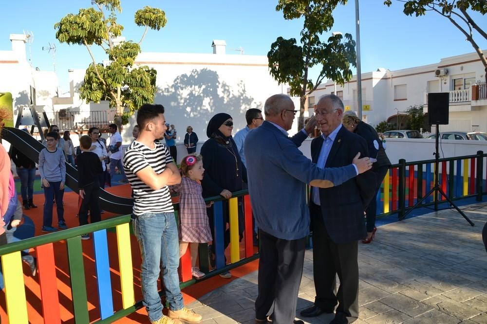 El alcalde inaugura la remodelación de la plaza Puertosol